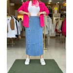 دامن جین رویال بلند دخترونه ملورین