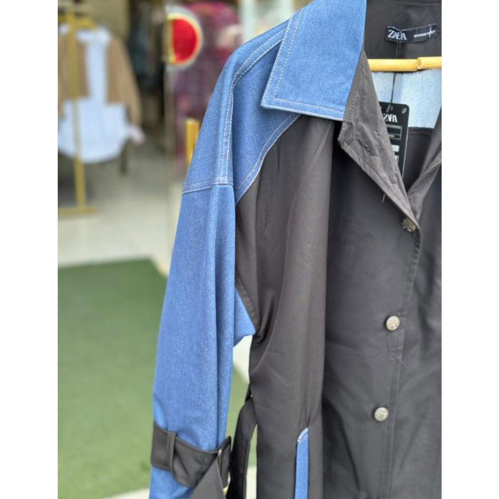 مانتو دو رنگ زنانه ملورین رشت