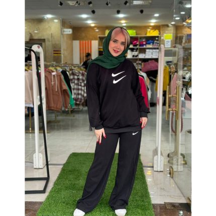 ست مشکی پارچه گلکسی نایک ملورین