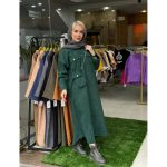 کفتان مخمل کبریتی کیف دار ملورین