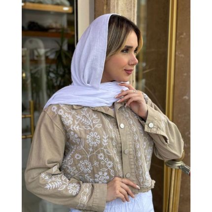 کت کتان گلدوزی شده مرکز خرید ملورین