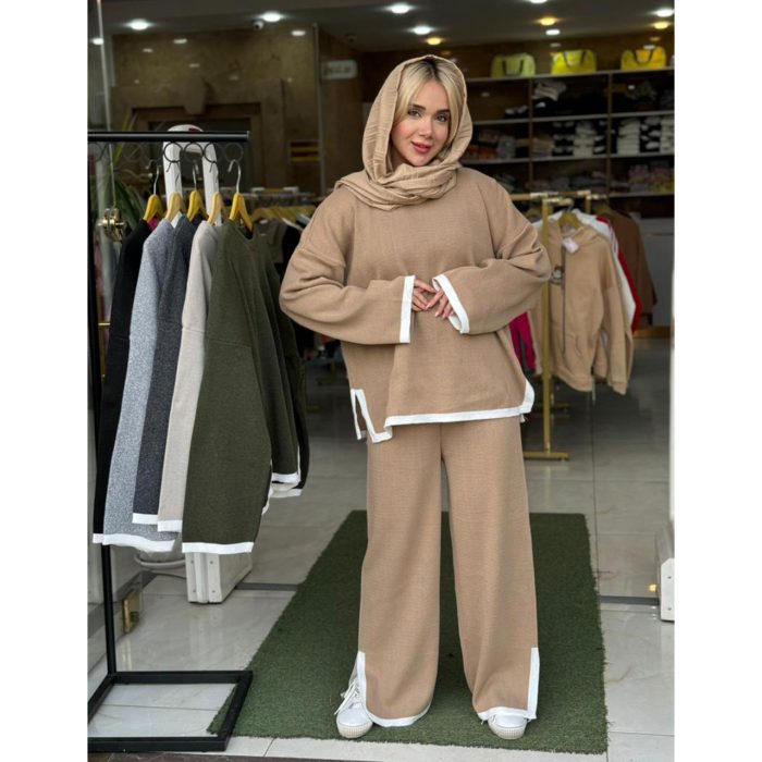 ست بافت پایین سفید ملورین