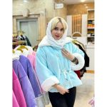 کاپشن تدی کوبیده رنگ پاستیلی ملورین