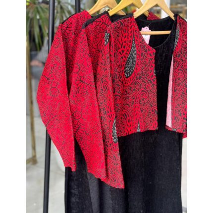 کت و سارافون مخمل یبدایی مرکز خرید ملورین