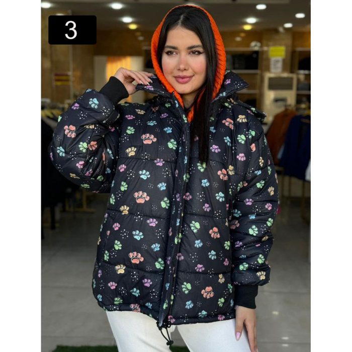 کاپشن طرحدار دخترانه ملورین