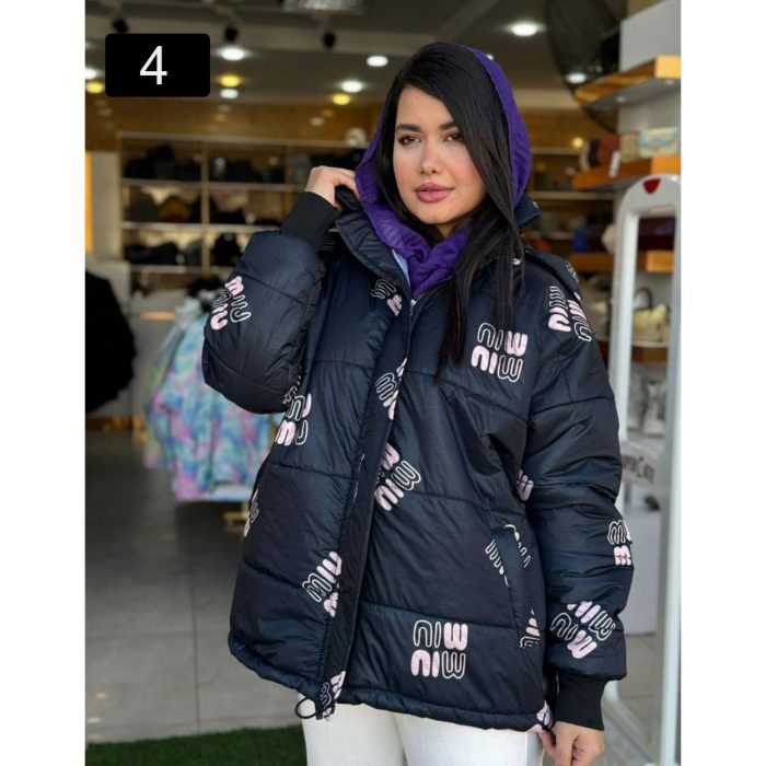 کاپشن طرحدار دخترانه ملورین