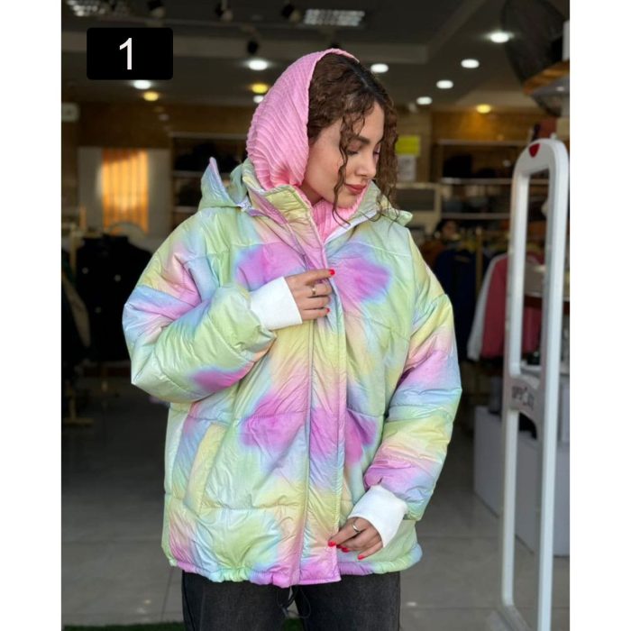 کاپشن طرحدار دخترانه ملورین