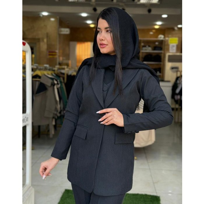 ست 3 تیکه کت و شلوار زنانه ملورین