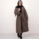 پالتو فوتر بلند یقه انگلیسی ملورین رشت