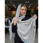 شال گل گلی نخی