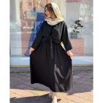 پیراهن و رویه دخترانه مشکی ملورین رشت