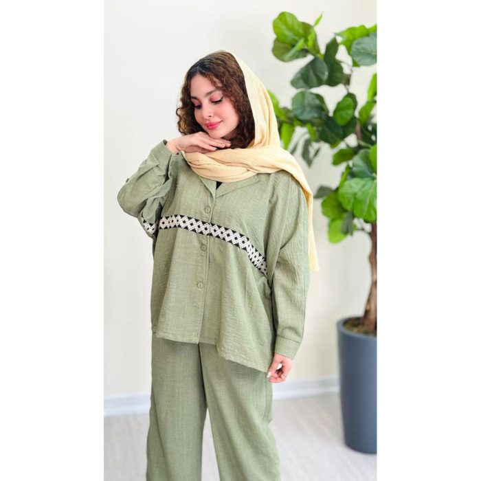 مانتو و شلوار نواردوزی