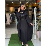 پیراهن عبایی مشکی مرکز خرید ملورین