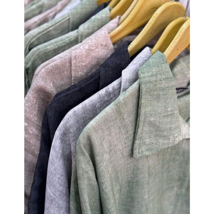 ست شومیز شلوار گازوییلی گره ای ملورین