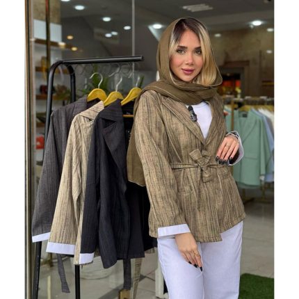 مانتو کمربندی صوفیا دخترونه