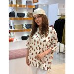 شومیز طرح کاکتوس ملورین