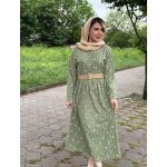 پیراهن گلدار زنانه خنک ملورین