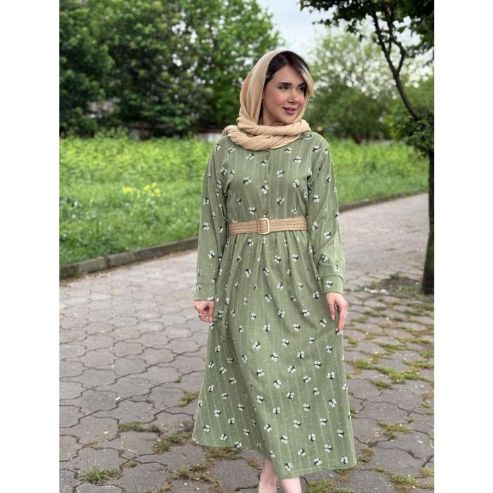 پیراهن گلدار زنانه خنک ملورین