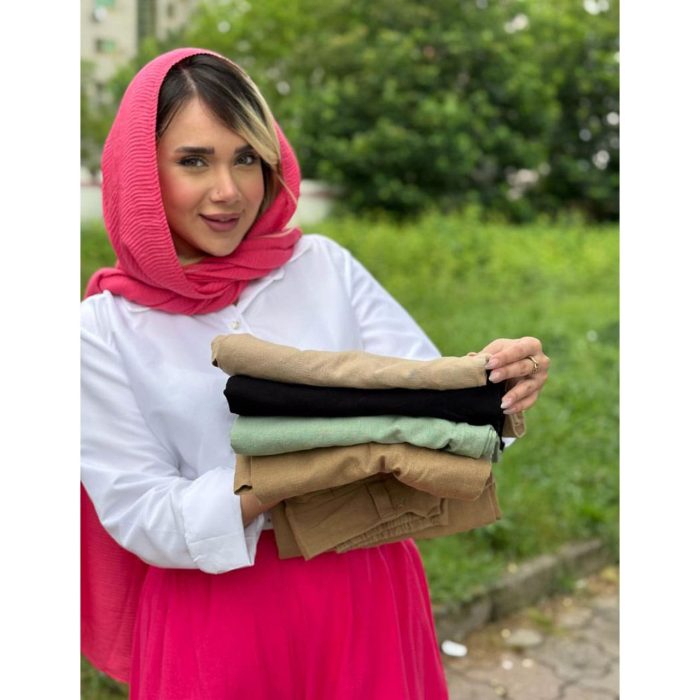 دامن شلواری خنک لینن ملورین سنتر