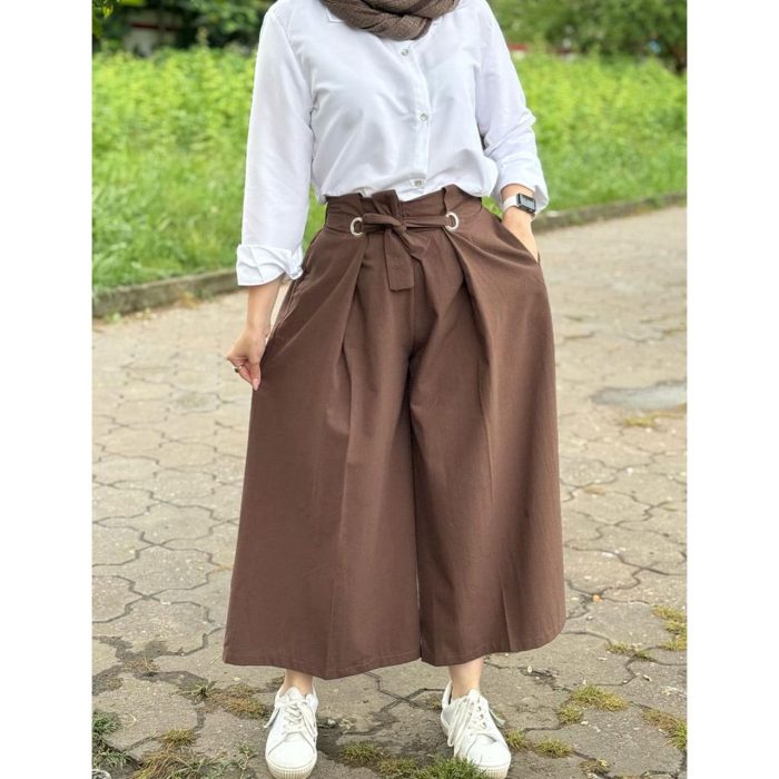 دامن شلواری زنانه لینن