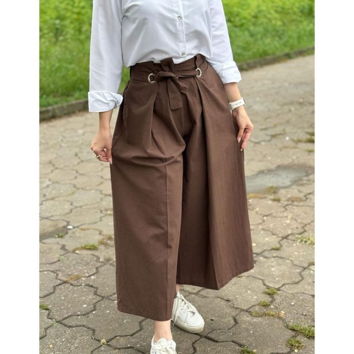 دامن شلواری زنانه لینن