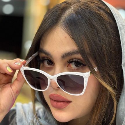 عینک دودی زنانه شیک ملورین
