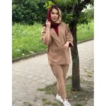 کت و شلوار خنک لینن دکمه طلایی ملورین رشت