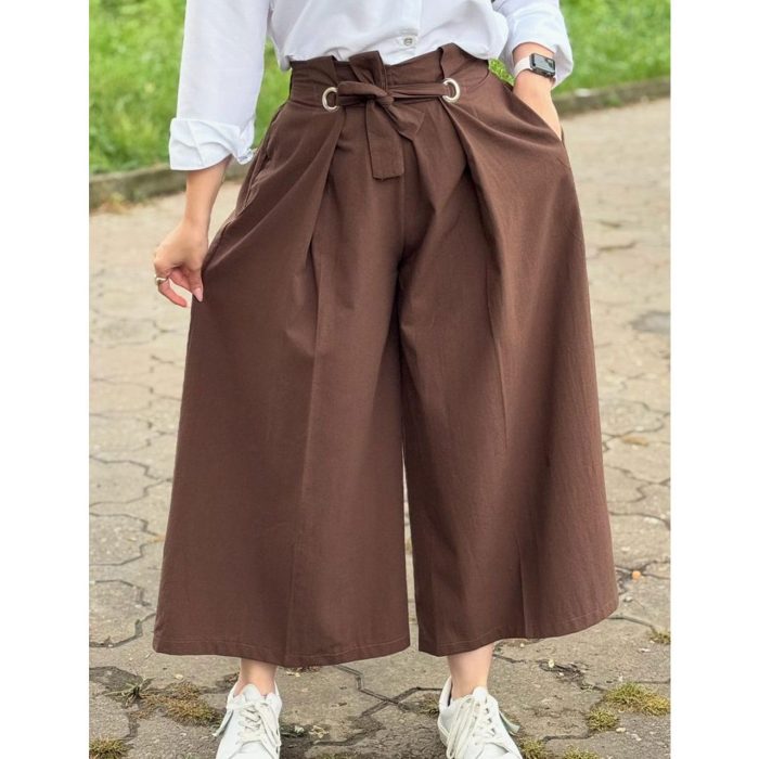 دامن شلواری لینن