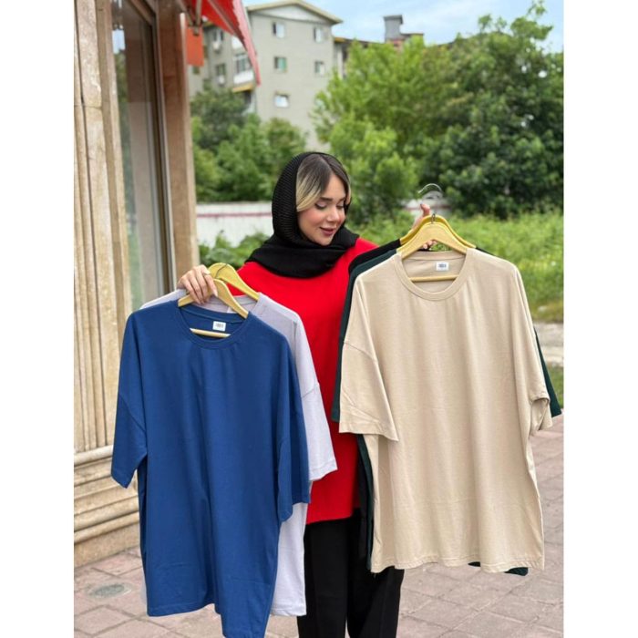 تیشرت لانگ ساده بلند