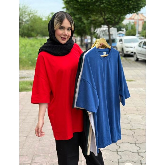 تیشرت لانگ ساده بلند