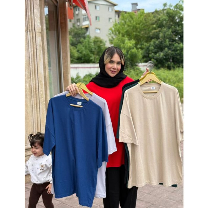 تیشرت لانگ ساده بلند