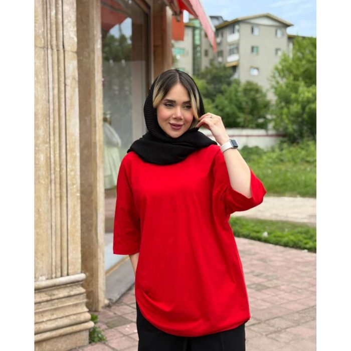 تیشرت لانگ ساده بلند