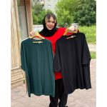 تیشرت لانگ ساده بلند