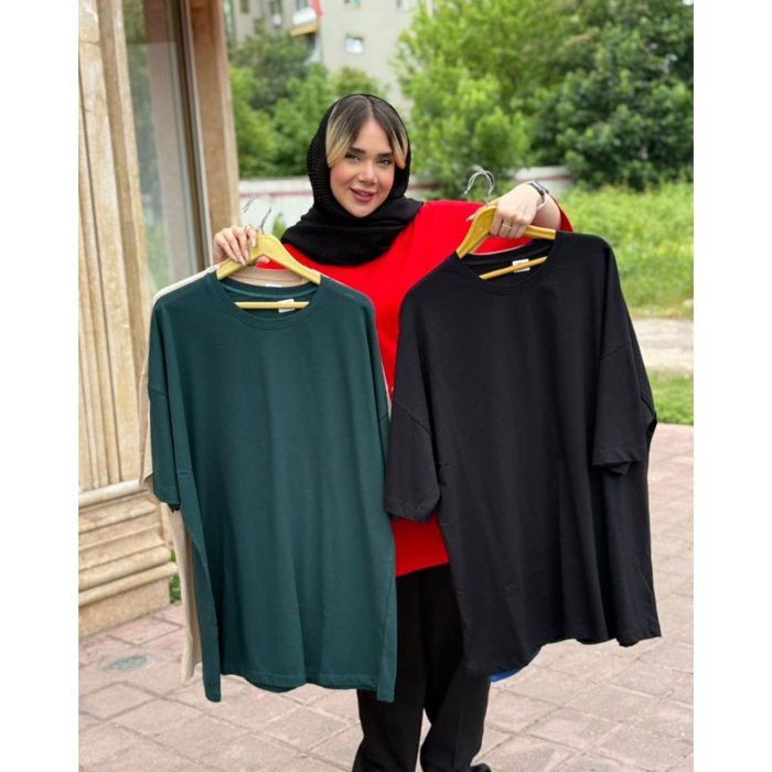 تیشرت لانگ ساده بلند