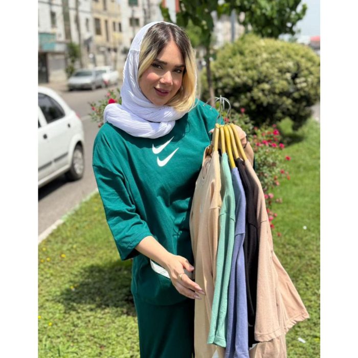 ست تیشرت شلوار اسپرت دخترونه ملورین