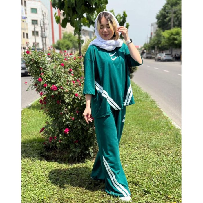 ست تیشرت شلوار اسپرت دخترونه ملورین