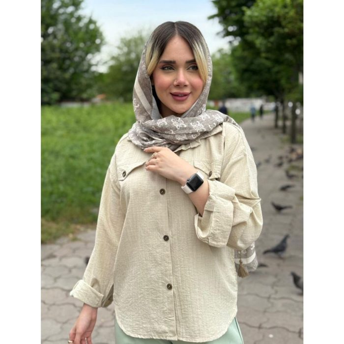 شومیز شانتون خنک کوتاه تابستونه