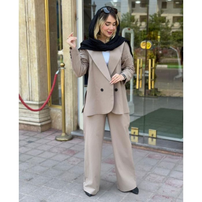 4974-1-min کت و شلوار لینن بغل چاک