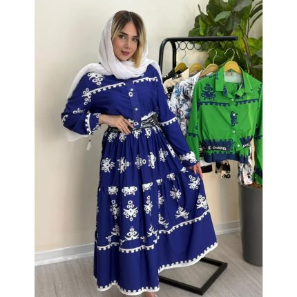 ست زنانه کراپ و دامن ملورین