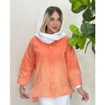 شومیز آبرنگی لینن شسته شده (5062) - Image 3