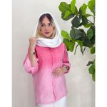 شومیز آبرنگی لینن شسته شده (5062) - Image 2