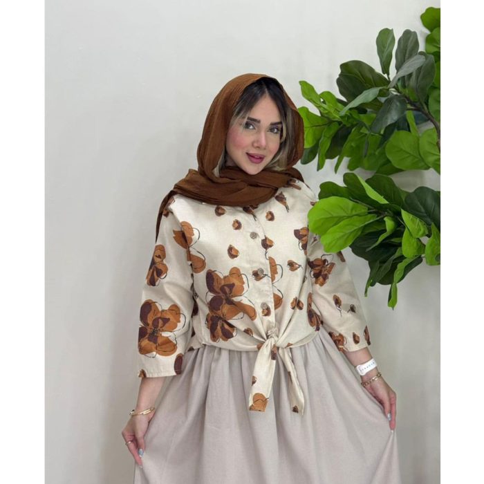 شومیز جلو گره ای (5068) - Image 3