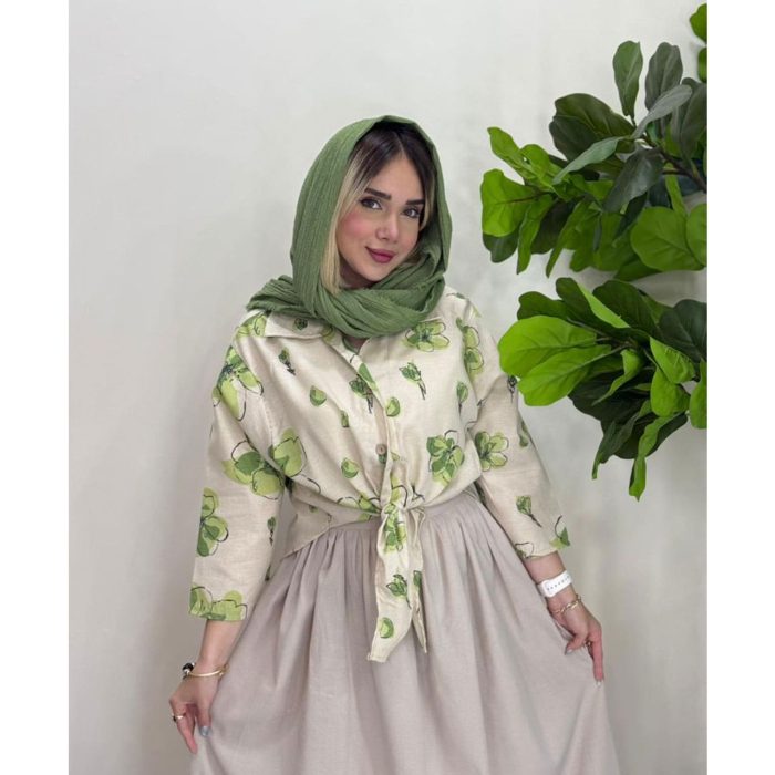 شومیز جلو گره ای (5068) - Image 4