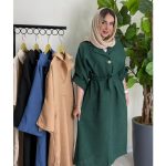 پیراهن تابستونه پارچه شانتون (5071)