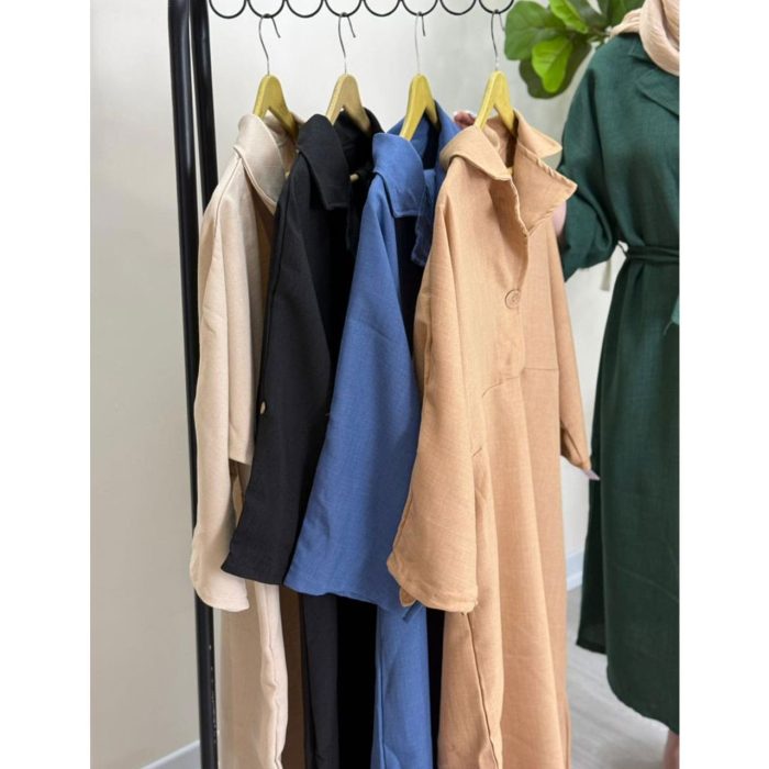 پیراهن تابستونه پارچه شانتون (5071) - Image 2