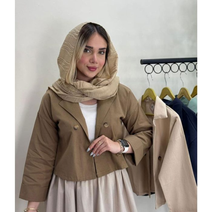 کراپ کت لینن (5076) - Image 2