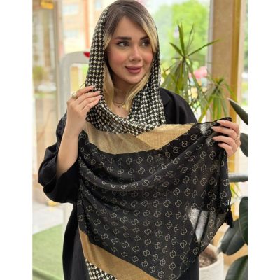 شال نخی زنانه طرحدار میکس ملورین سنتر