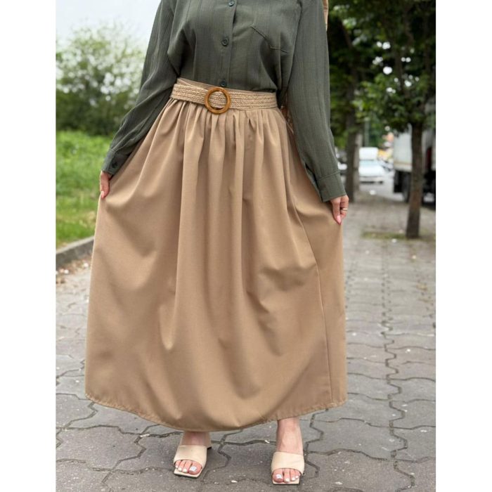 دامن نخ لینن خنک (6789) - Image 5