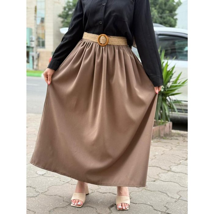 دامن نخ لینن خنک (6789) - Image 2