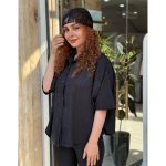 مانتو مشکی محرمی کراش (5166) - Image 2